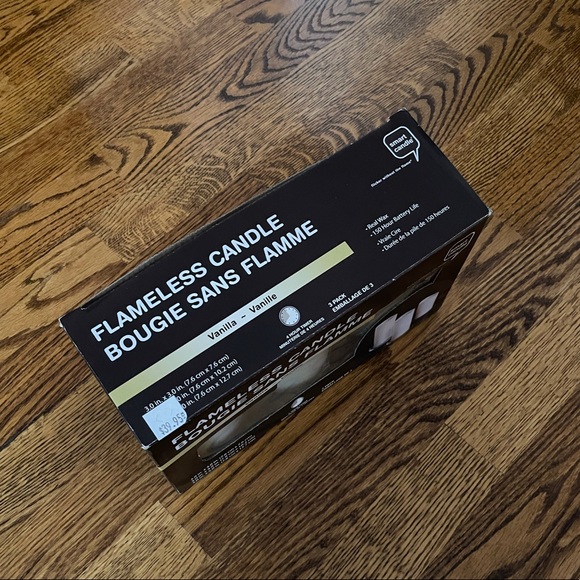 NEW in box Flameless candle set - Picture 2 of 2